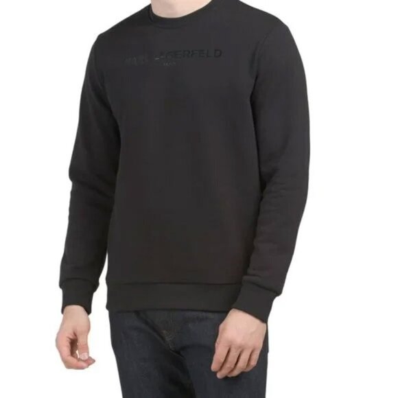Karl Lagerfeld Paris Crew Neck Sweatshirt - Picture 3 of 14